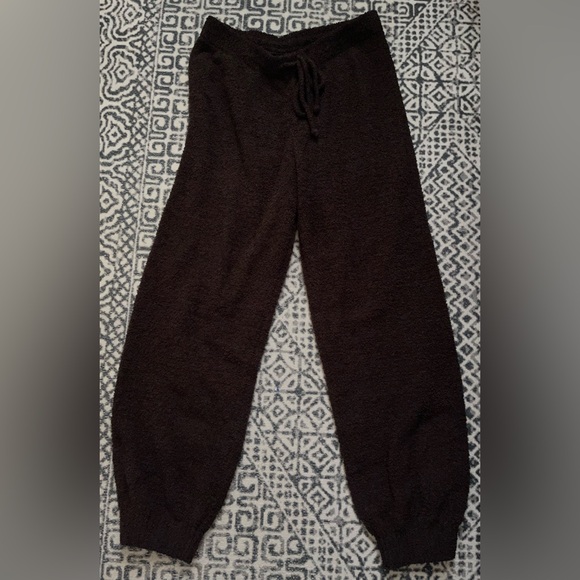 Uniqlo Soft Fluffy Sweatpants Brown - Picture 3 of 4